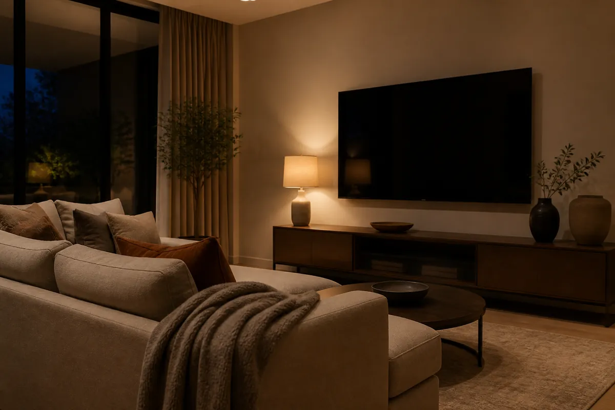 IPTV refund policy — a living room waiting for a service that works
